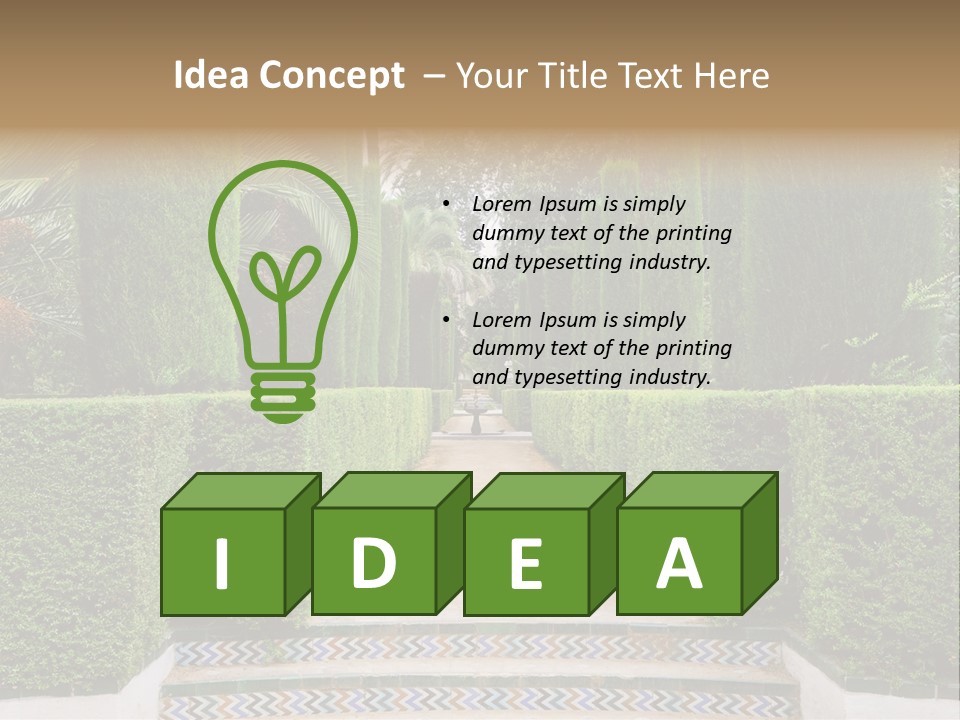 Landscape Historical Landmark PowerPoint Template