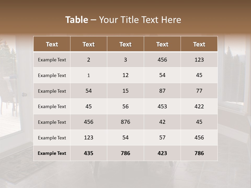 Shadow Style Interior PowerPoint Template