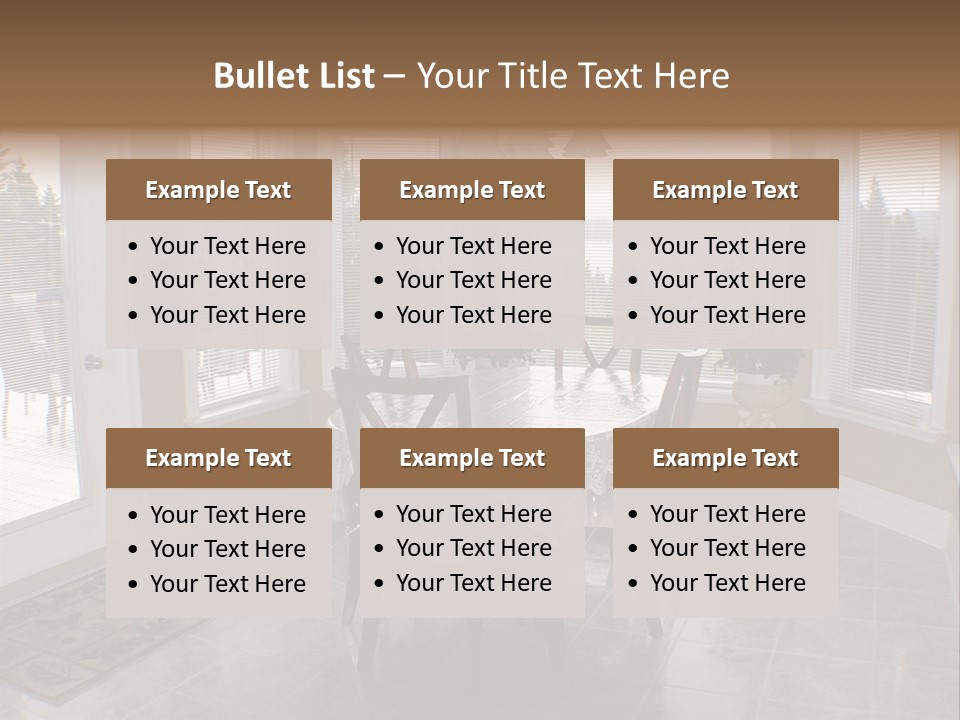Shadow Style Interior PowerPoint Template