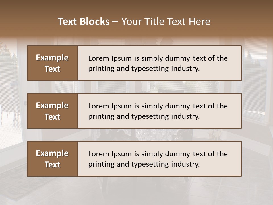 Shadow Style Interior PowerPoint Template