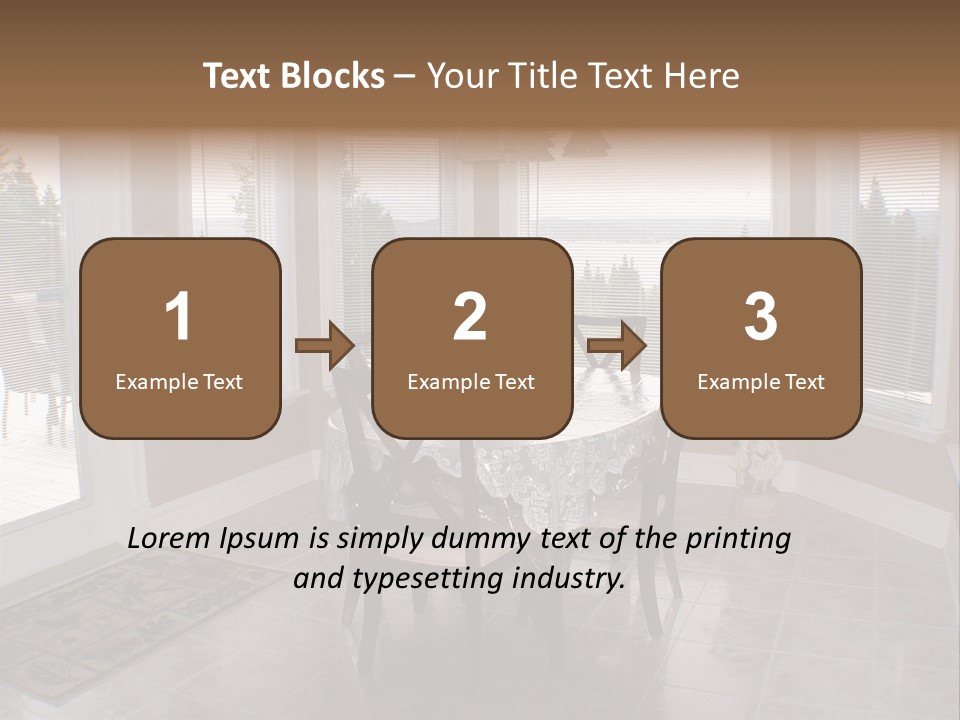 Shadow Style Interior PowerPoint Template