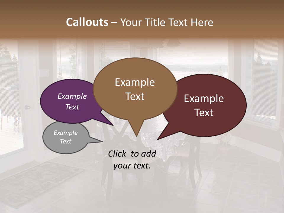 Shadow Style Interior PowerPoint Template