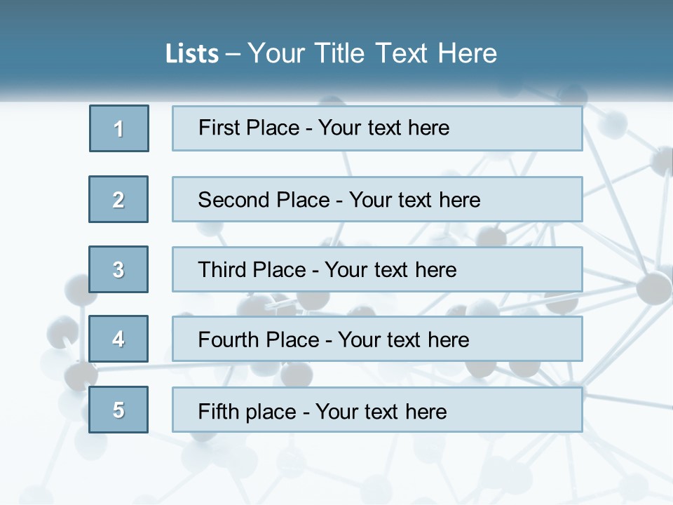 Nitrogen Background Life PowerPoint Template
