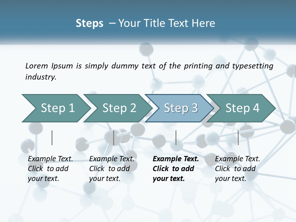 Nitrogen Background Life PowerPoint Template