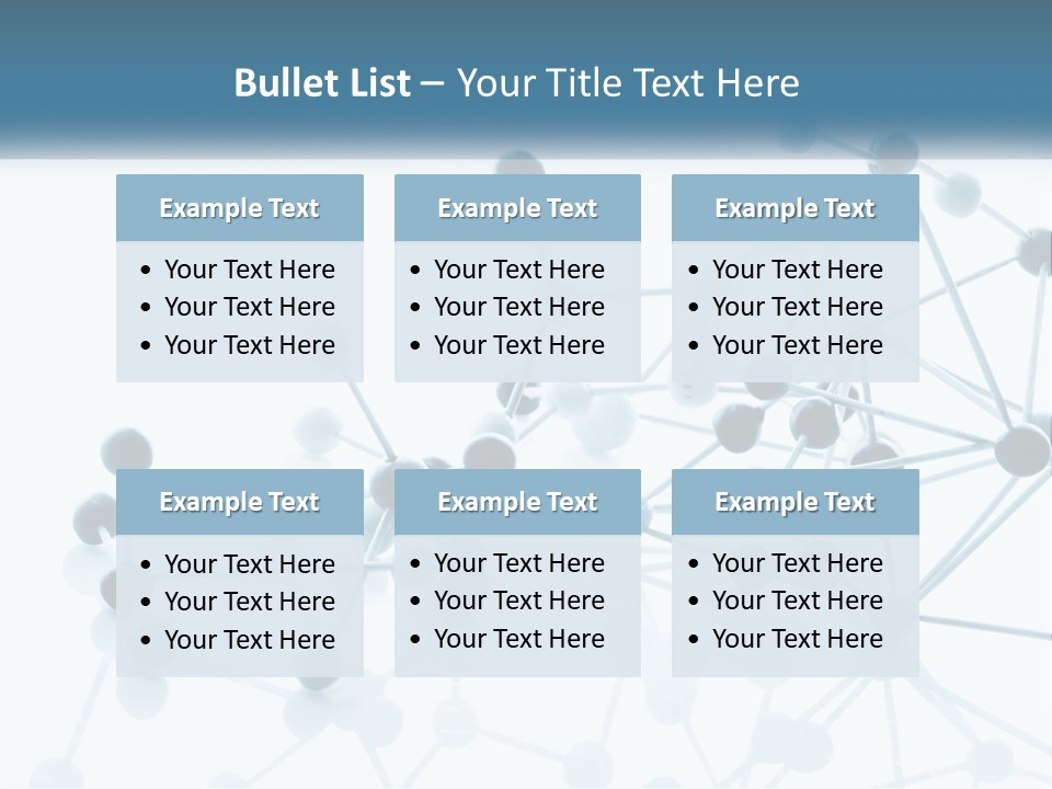 Nitrogen Background Life PowerPoint Template