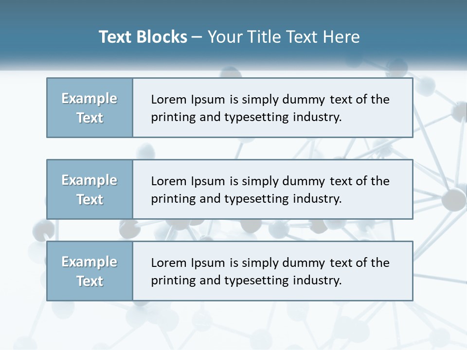 Nitrogen Background Life PowerPoint Template