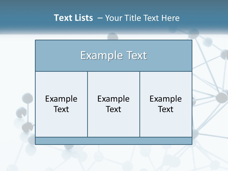 Nitrogen Background Life PowerPoint Template