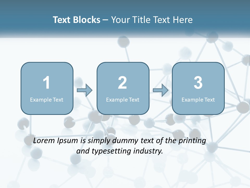 Nitrogen Background Life PowerPoint Template