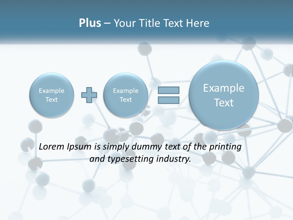 Nitrogen Background Life PowerPoint Template