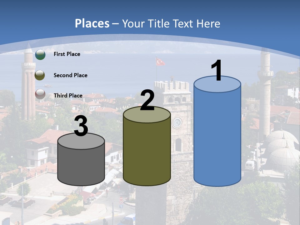 Ancient Minaret Mountain PowerPoint Template