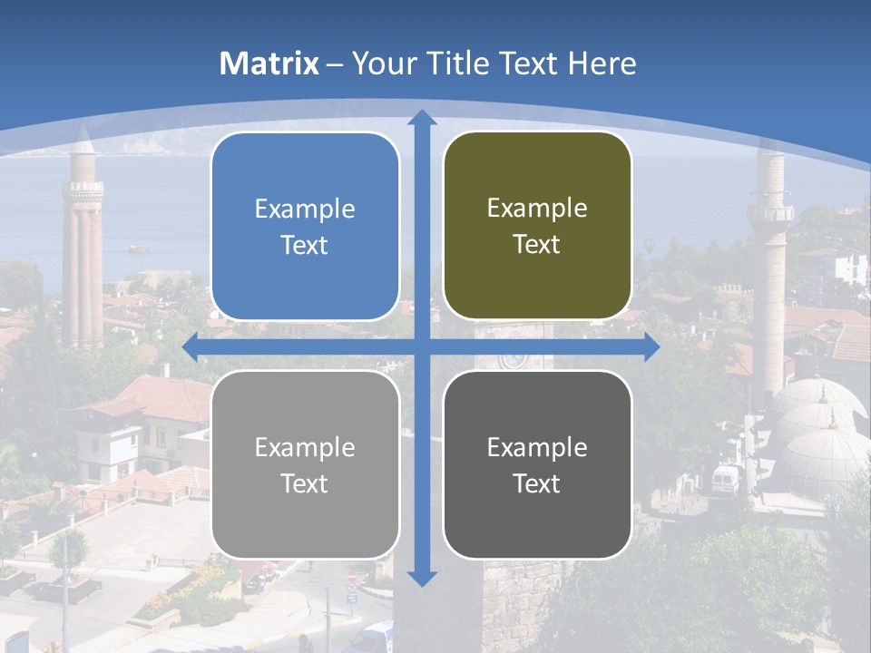 Ancient Minaret Mountain PowerPoint Template