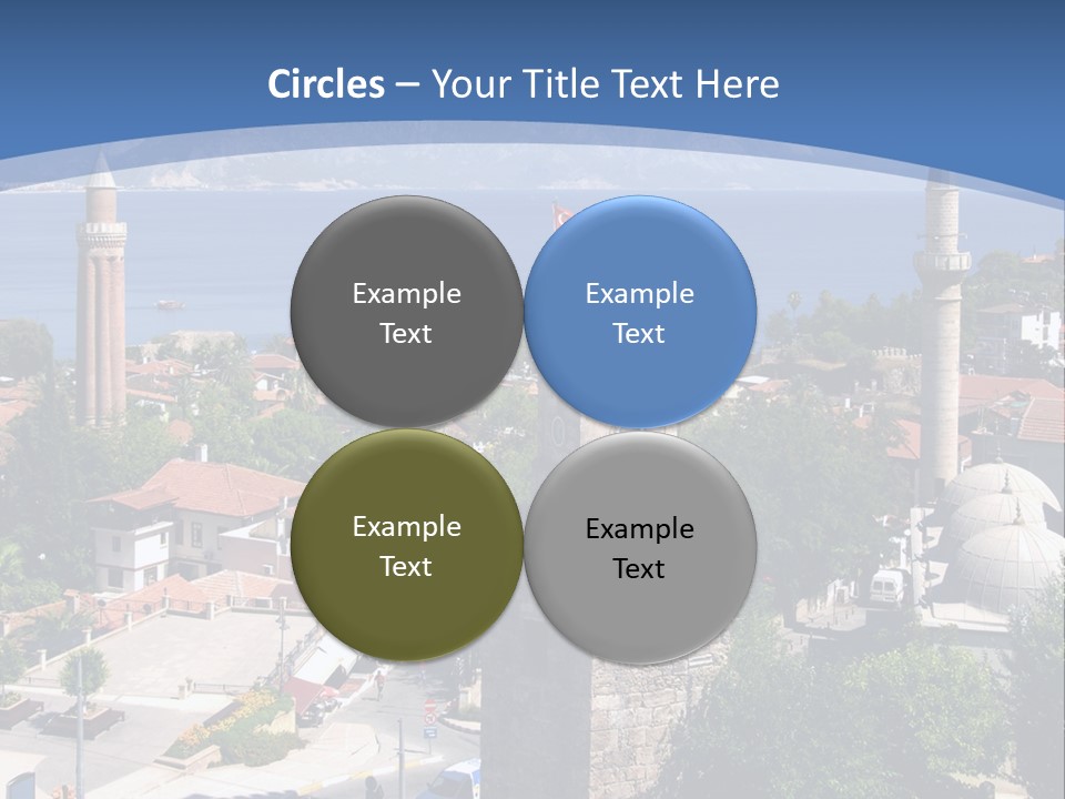 Ancient Minaret Mountain PowerPoint Template
