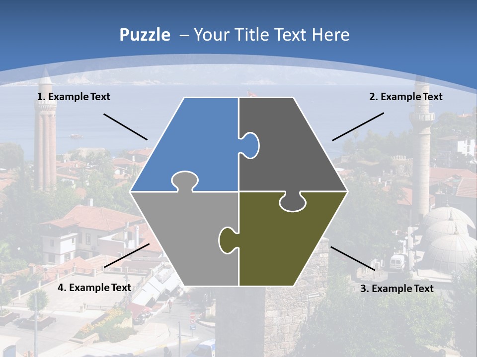 Ancient Minaret Mountain PowerPoint Template