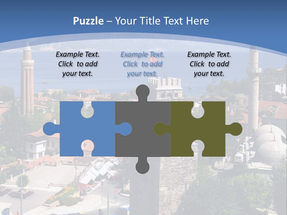 Ancient Minaret Mountain PowerPoint Template