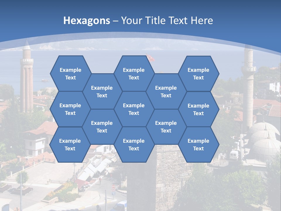 Ancient Minaret Mountain PowerPoint Template