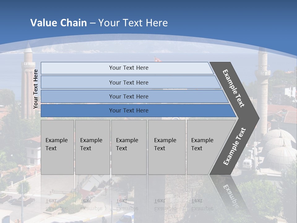 Ancient Minaret Mountain PowerPoint Template