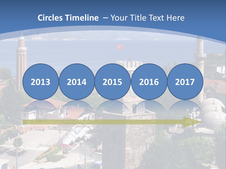 Ancient Minaret Mountain PowerPoint Template