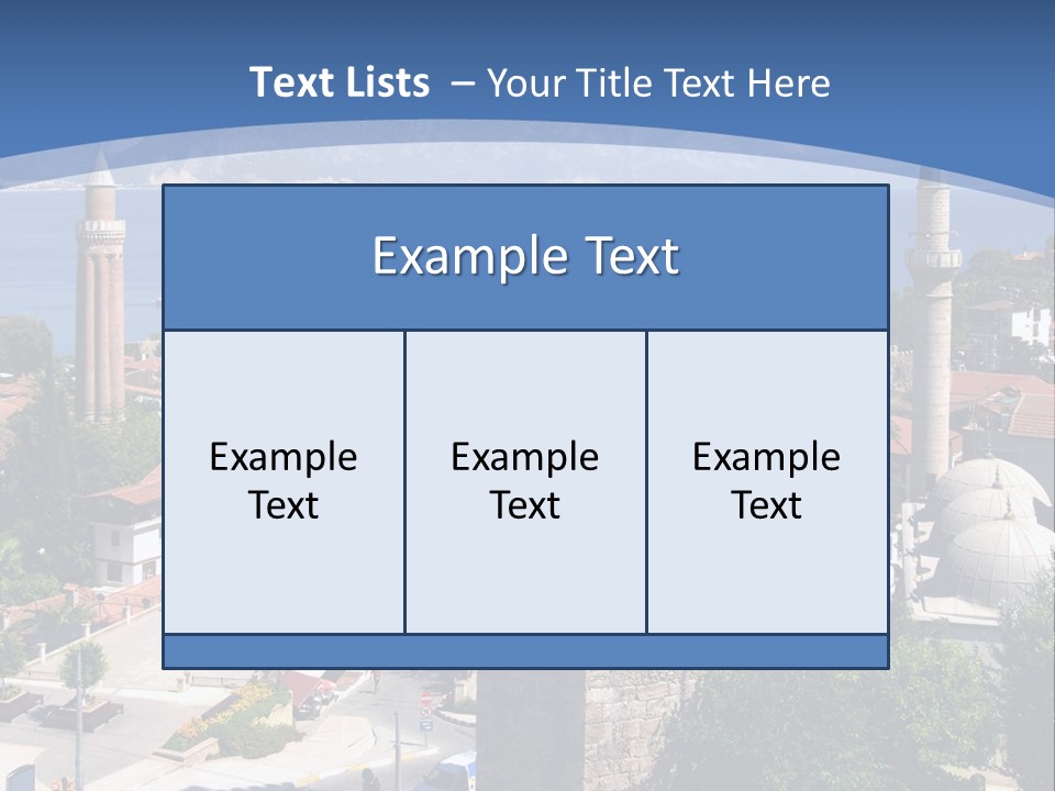 Ancient Minaret Mountain PowerPoint Template