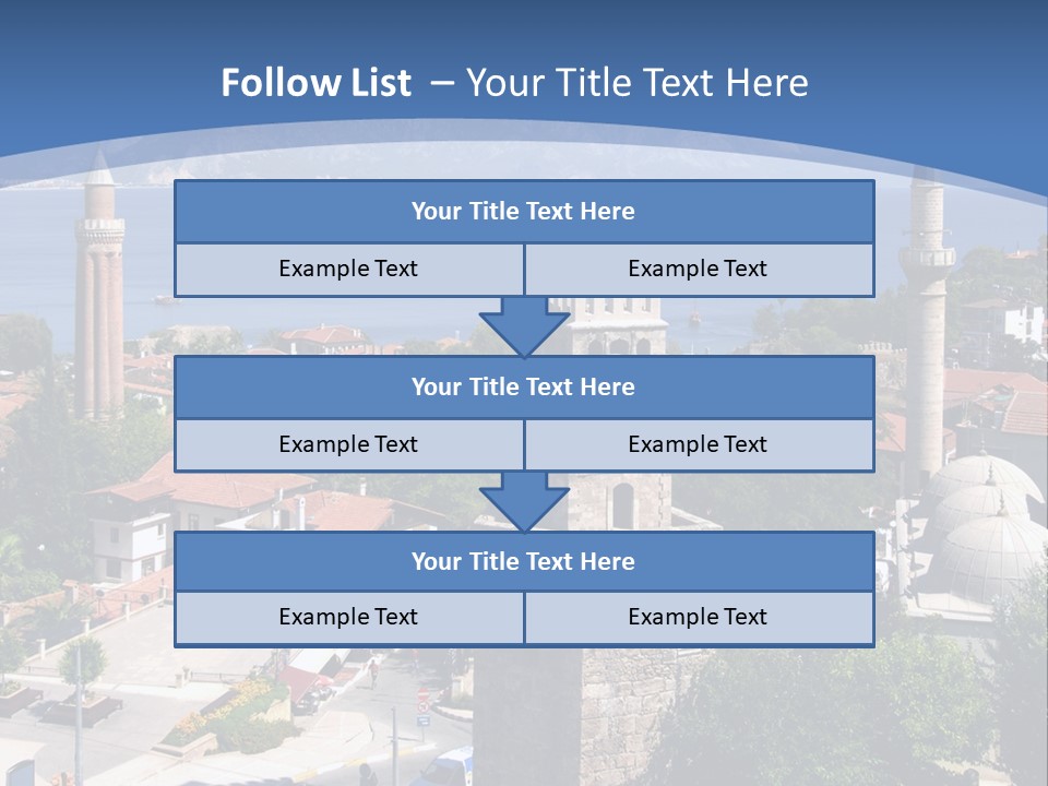 Ancient Minaret Mountain PowerPoint Template