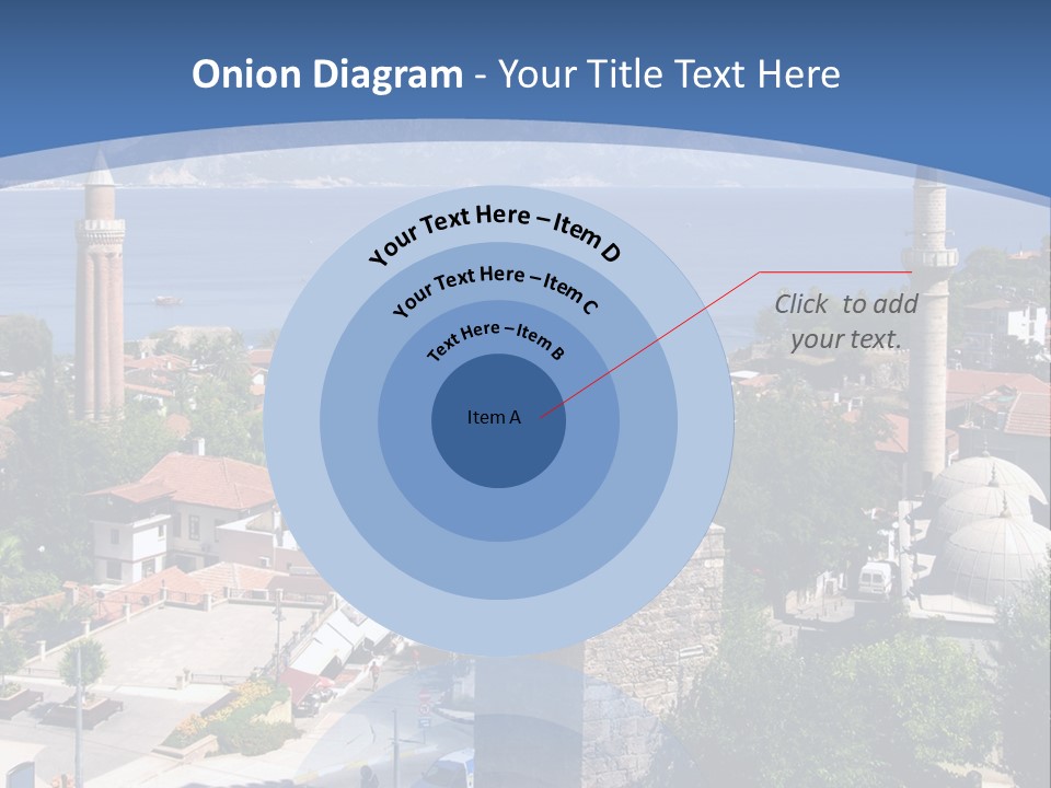 Ancient Minaret Mountain PowerPoint Template