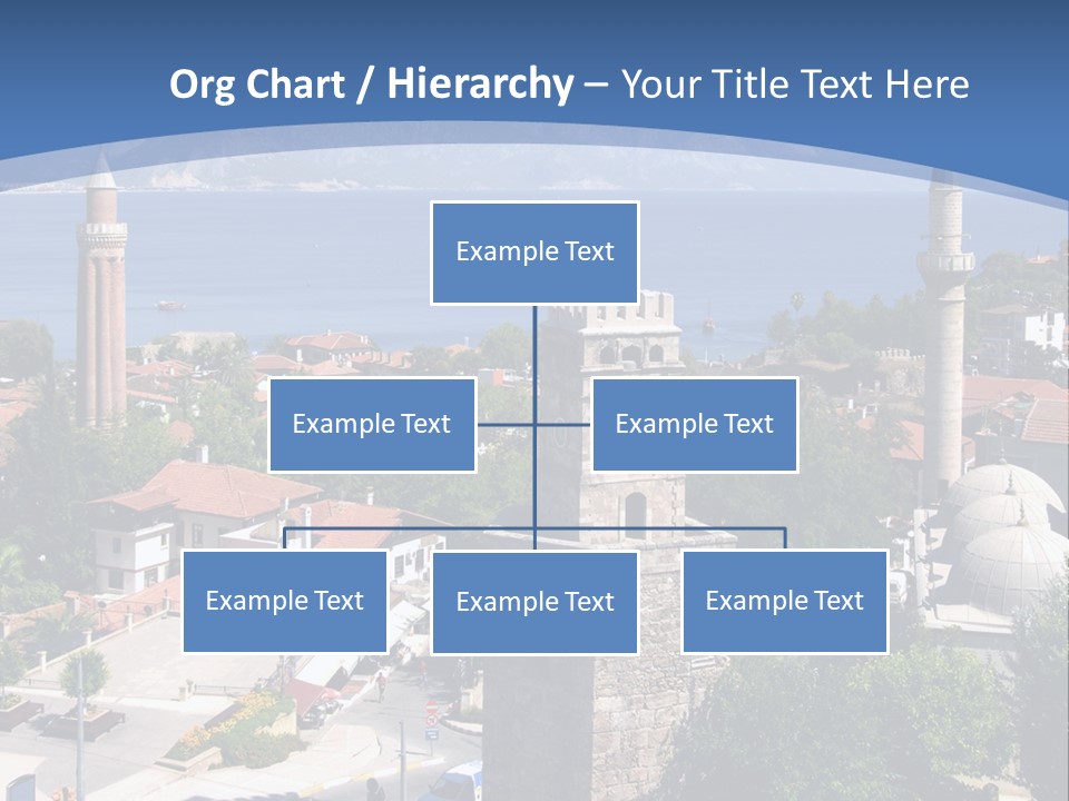 Ancient Minaret Mountain PowerPoint Template
