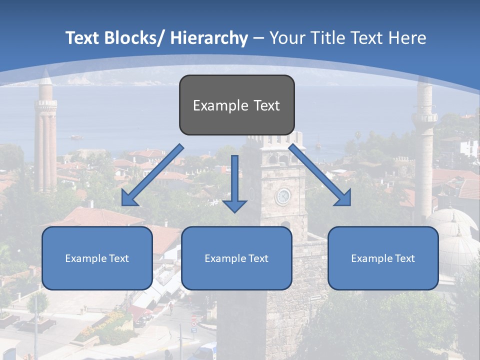 Ancient Minaret Mountain PowerPoint Template
