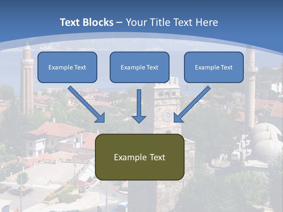 Ancient Minaret Mountain PowerPoint Template