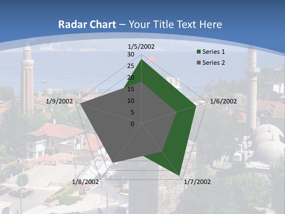 Ancient Minaret Mountain PowerPoint Template