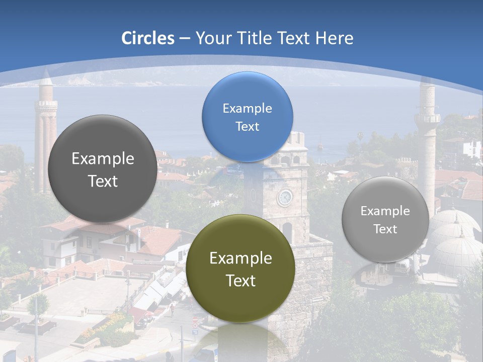 Ancient Minaret Mountain PowerPoint Template