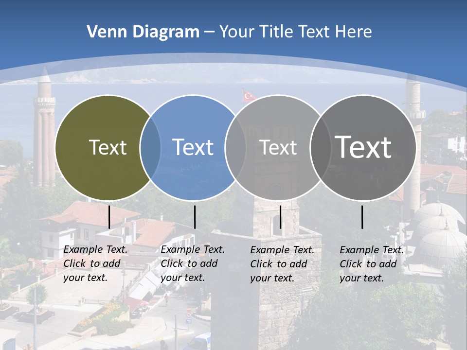 Ancient Minaret Mountain PowerPoint Template