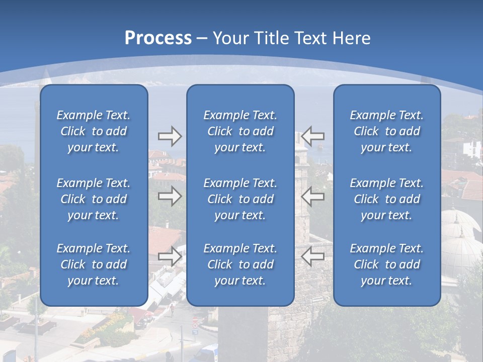 Ancient Minaret Mountain PowerPoint Template