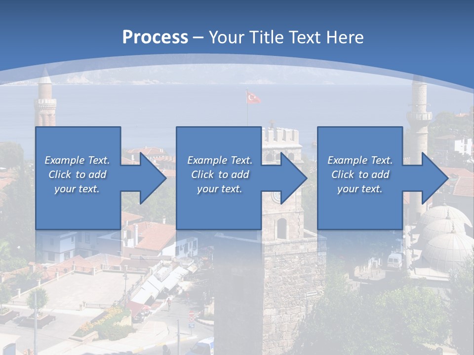 Ancient Minaret Mountain PowerPoint Template