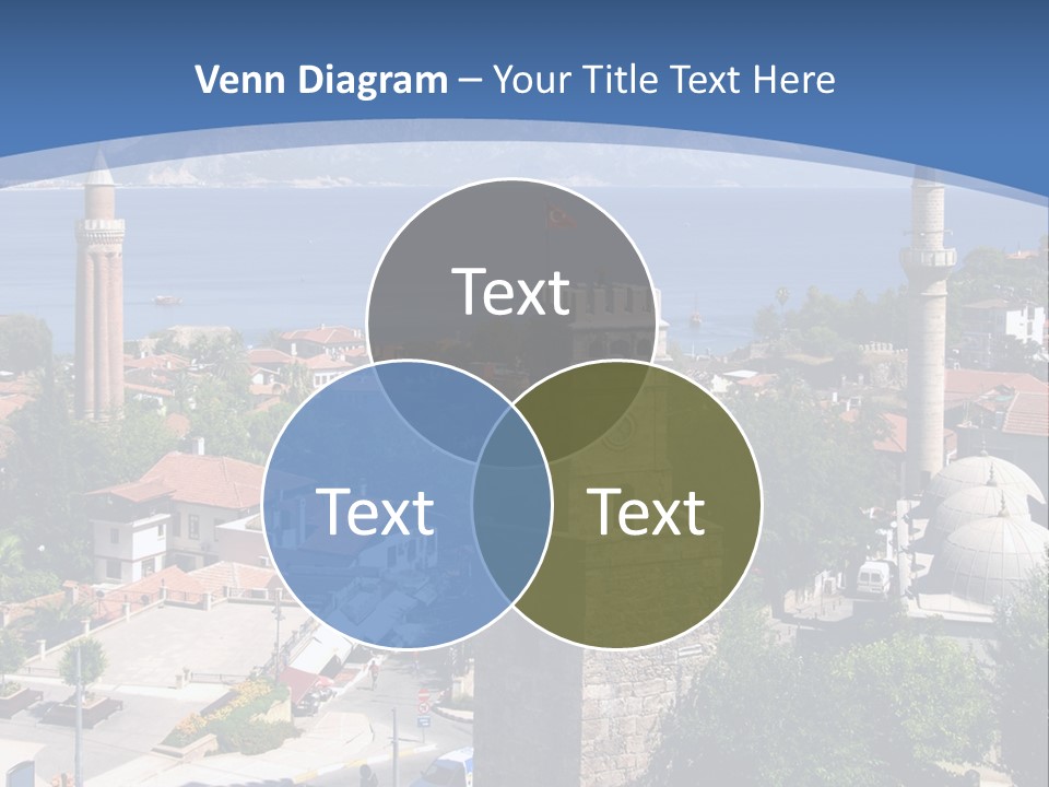 Ancient Minaret Mountain PowerPoint Template