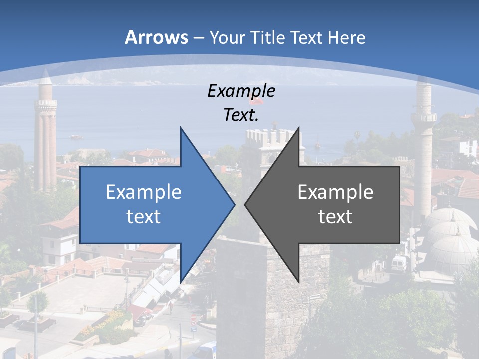 Ancient Minaret Mountain PowerPoint Template
