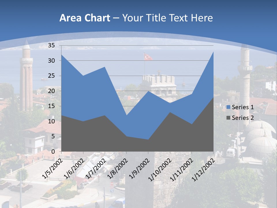 Ancient Minaret Mountain PowerPoint Template