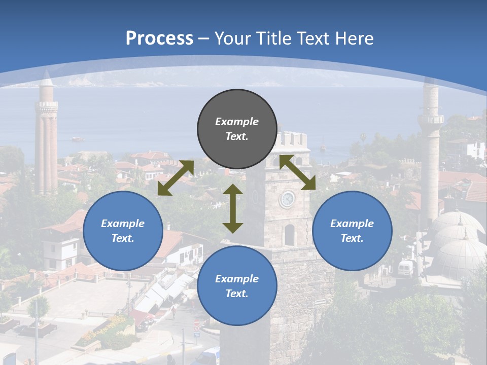 Ancient Minaret Mountain PowerPoint Template