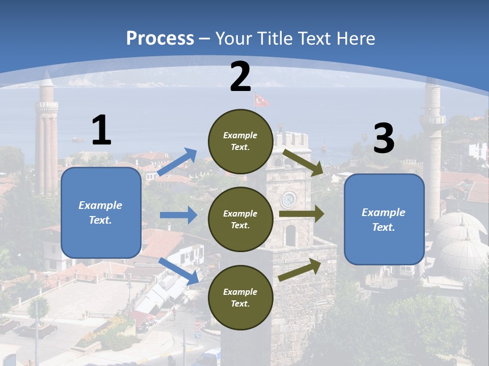 Ancient Minaret Mountain PowerPoint Template