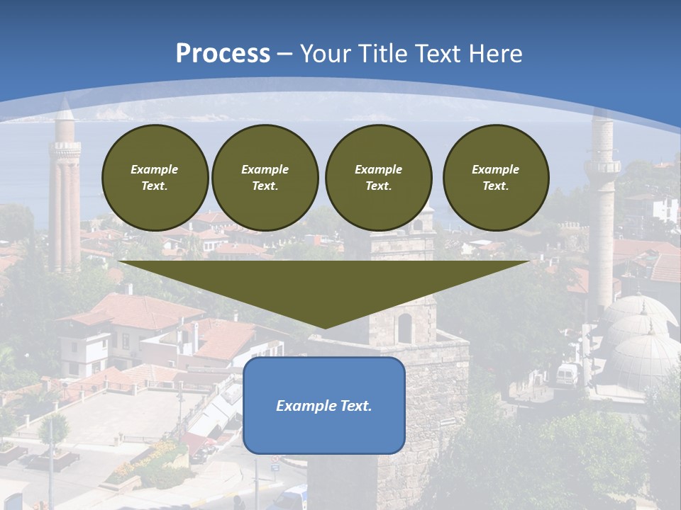 Ancient Minaret Mountain PowerPoint Template