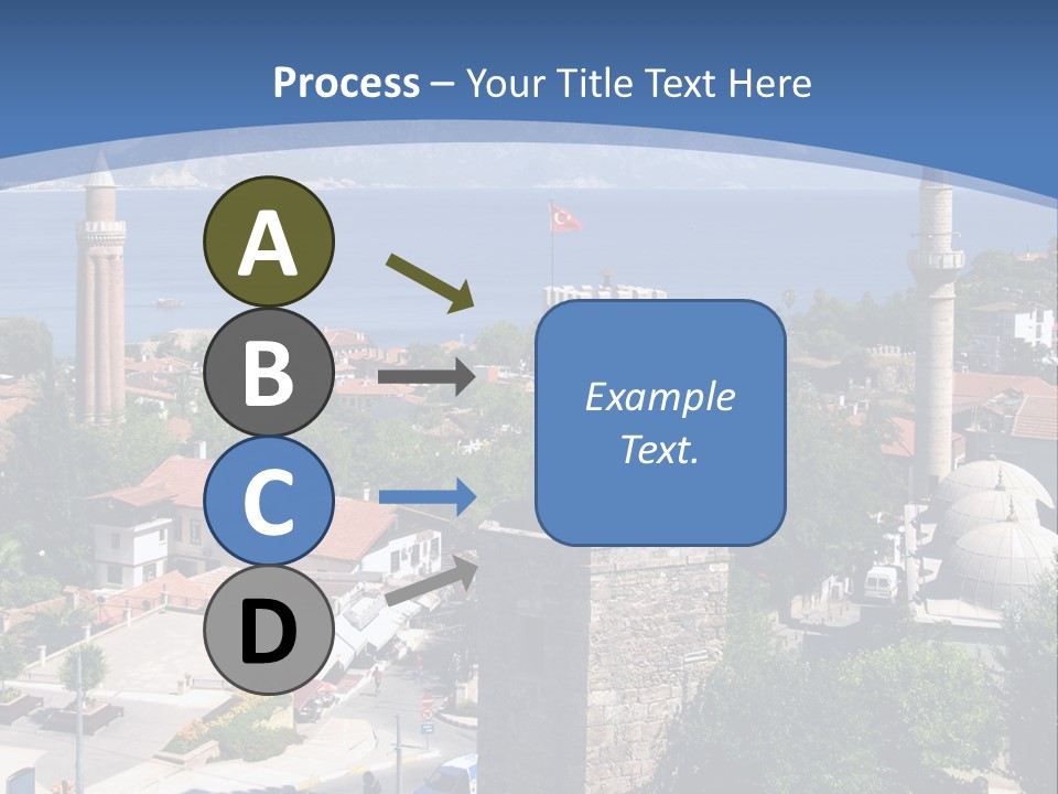 Ancient Minaret Mountain PowerPoint Template