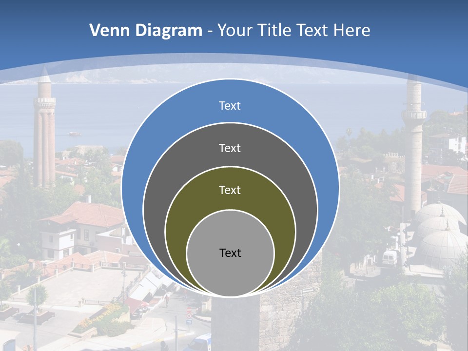 Ancient Minaret Mountain PowerPoint Template