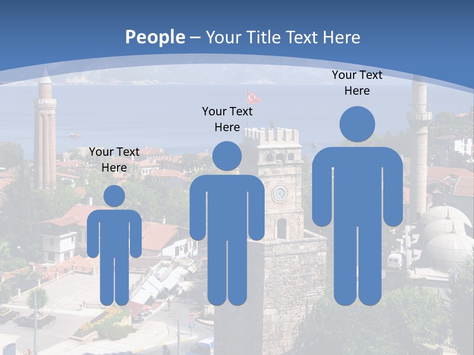 Ancient Minaret Mountain PowerPoint Template