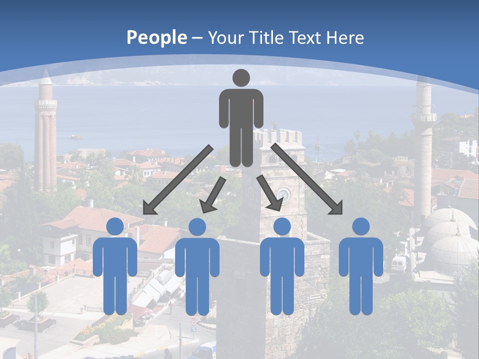 Ancient Minaret Mountain PowerPoint Template