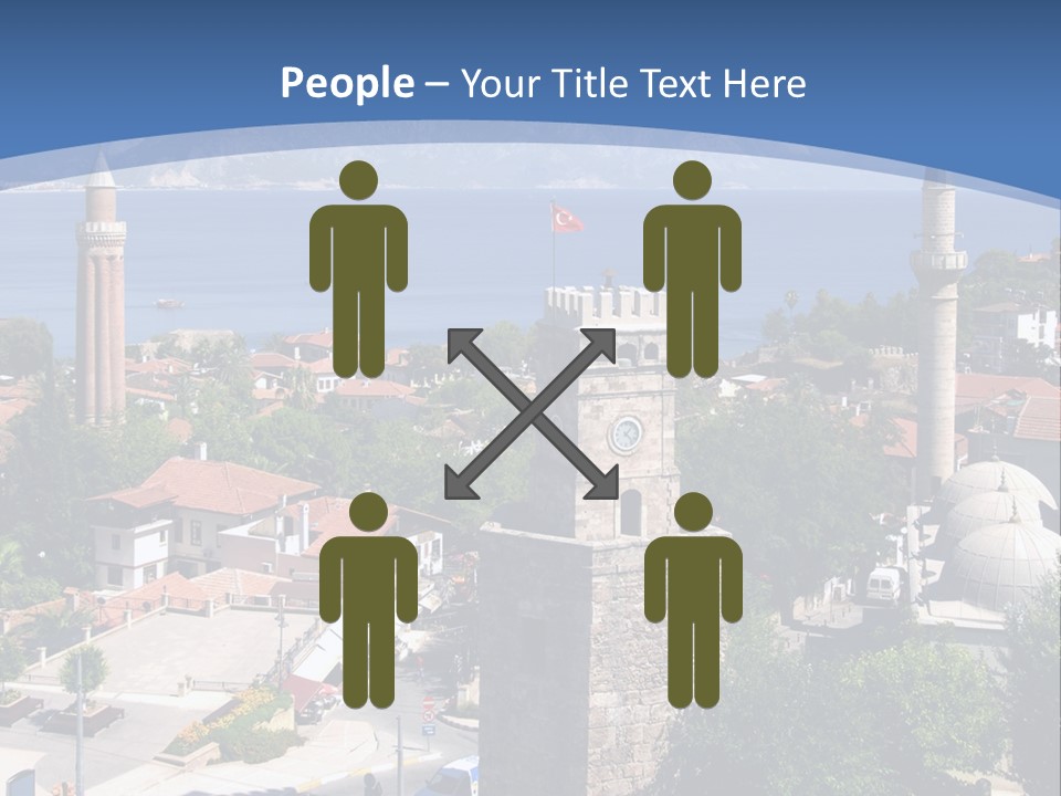 Ancient Minaret Mountain PowerPoint Template