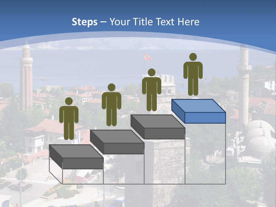 Ancient Minaret Mountain PowerPoint Template