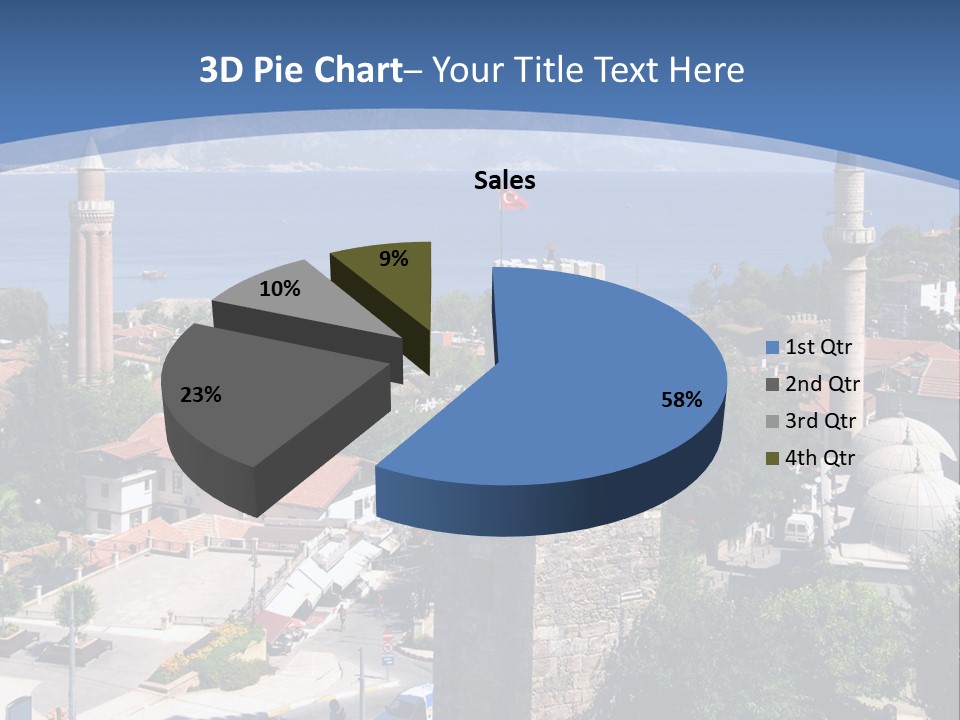 Ancient Minaret Mountain PowerPoint Template
