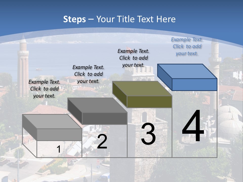 Ancient Minaret Mountain PowerPoint Template