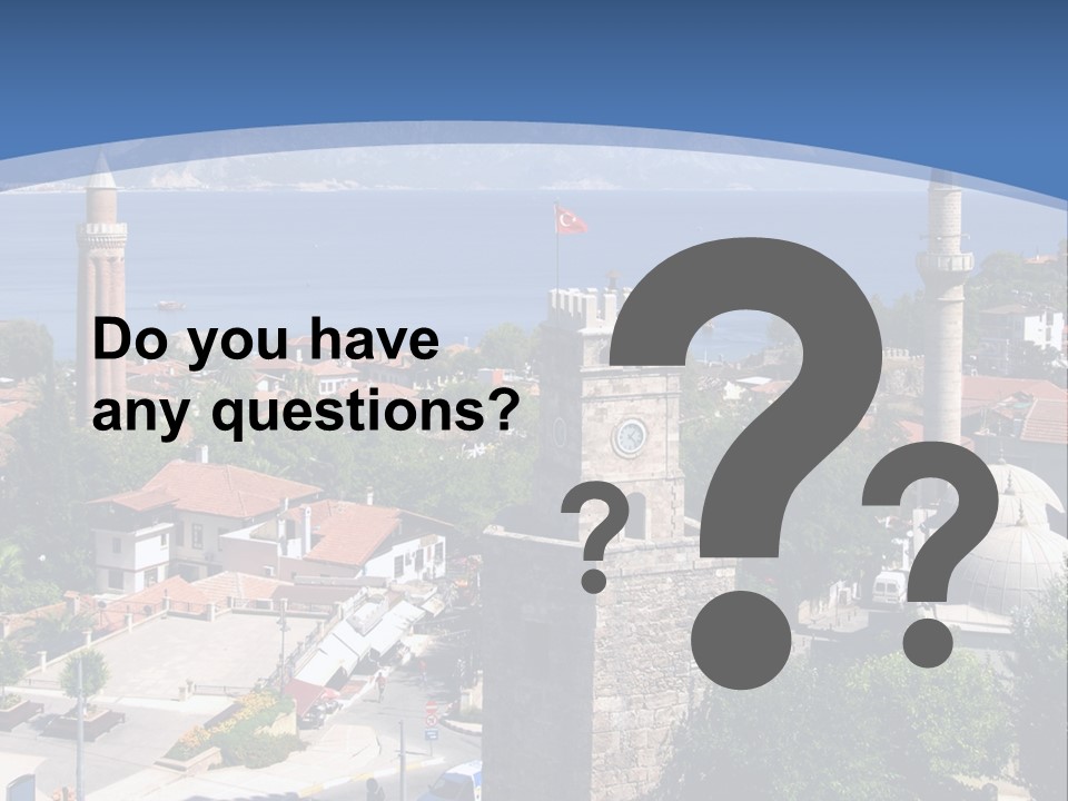 Ancient Minaret Mountain PowerPoint Template