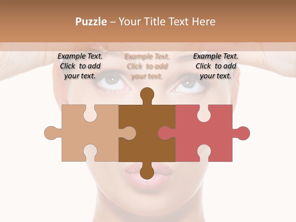 Adult Care Caucasian PowerPoint Template