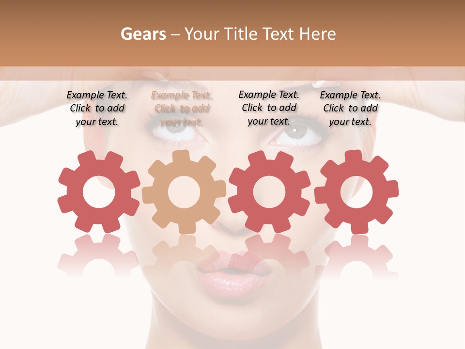 Adult Care Caucasian PowerPoint Template