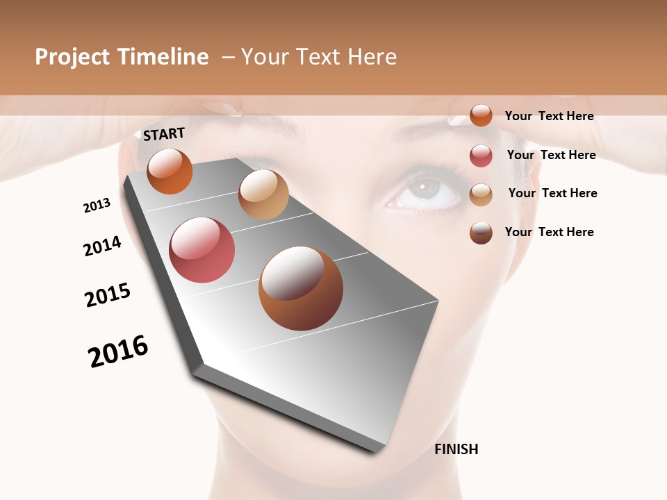 Adult Care Caucasian PowerPoint Template